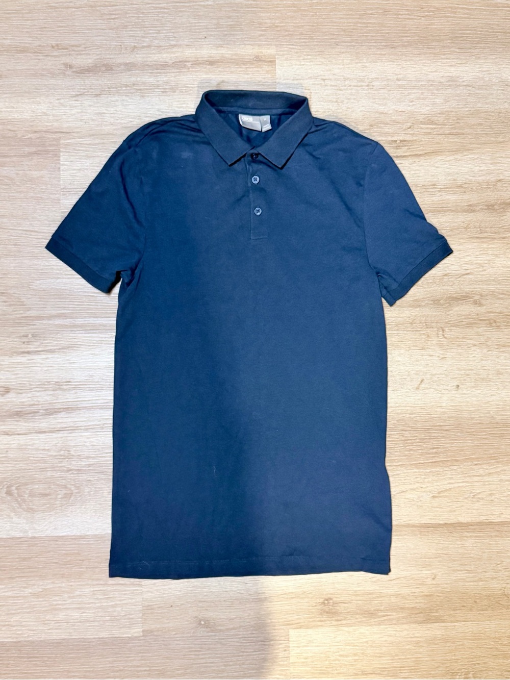 ASOS DESIGN Essentials muscle fit polo in Black pique M